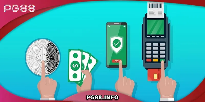 Đa dạng phương thức nạp tiền tại PG88