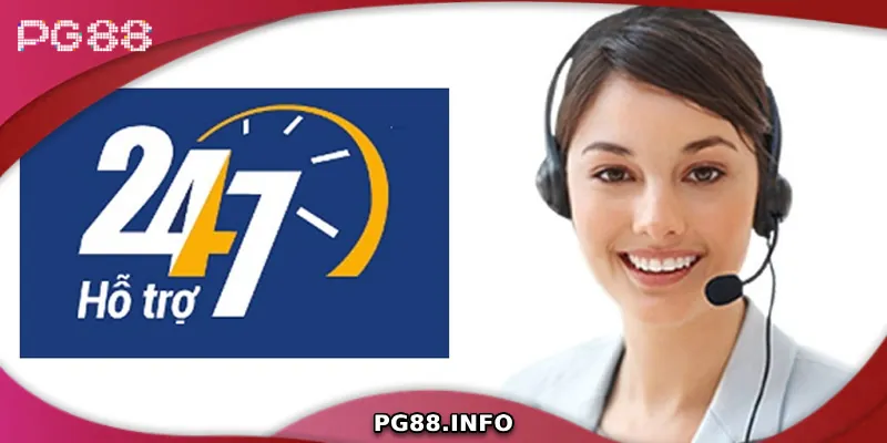 Dịch vụ CSKH PG88 hoạt động 24/7